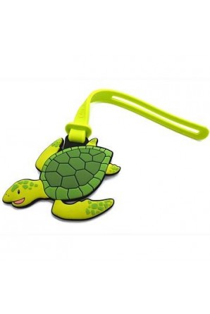 Sunny Green Sea Turtle Luggage Tag