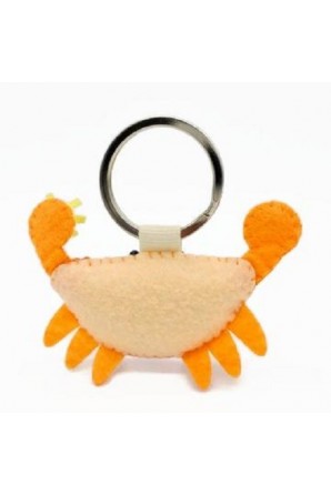 Pom Pom Crab Keychain Pomme