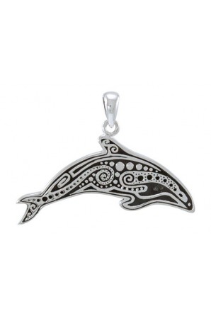 Ciondolo delfino aborigeno