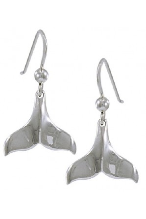 Whale Tail Hook Earring
