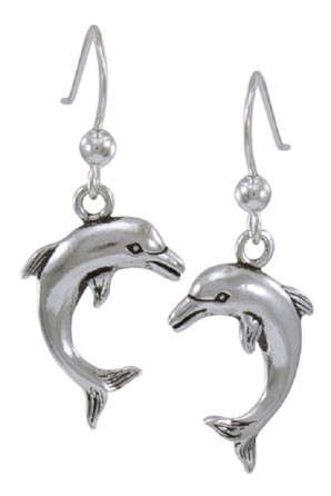 Dolphin Hook Earring
