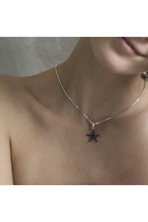blue starfish Pendant