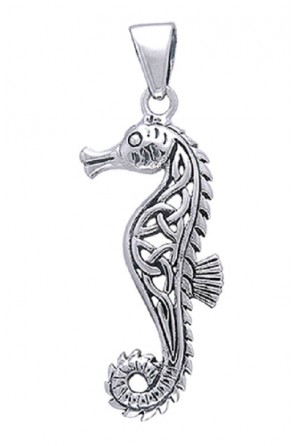 Celtic Seahorse  Pendant