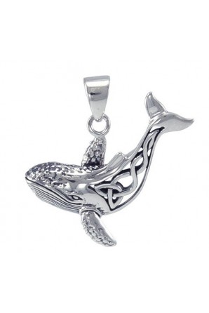Celtic Whale Pendant