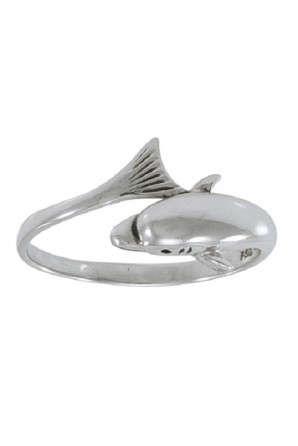 Dolphin Wrap Ring