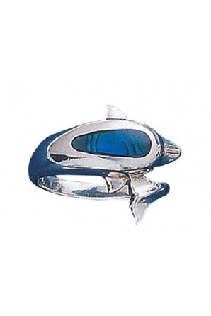 Blue Dolphin Ring