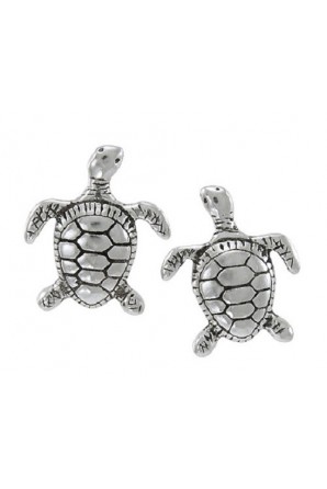 Turtle Sterling Silver Post...