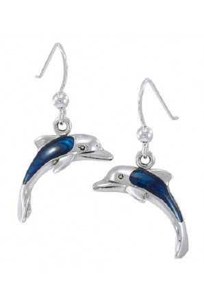 Dolphin Hook Earring