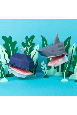 Create your own Ocean Puppets
