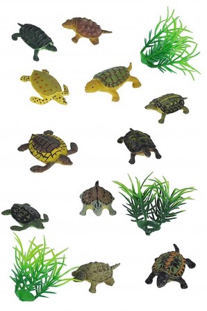 Mini Polybeutel mit Schildkröten figuren