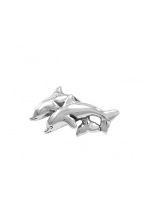 Sterling silver pin with...