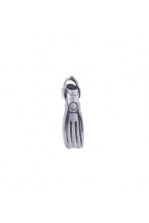 Sterling silver pin with marine shapes