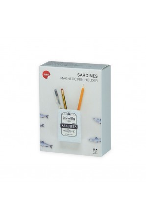 Porte-crayon magnétique Sardines 5 aimants