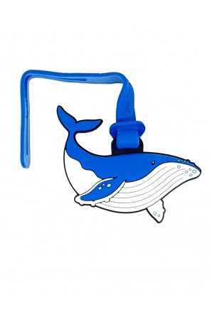 Étiquettes à bagages Whale...