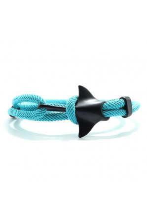 Manta ray bracelet with cord