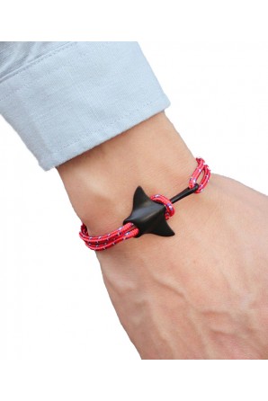 Thin Paracord Manta ray bracelet
