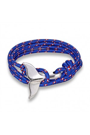 Thin Paracord Whale Tail bracelet