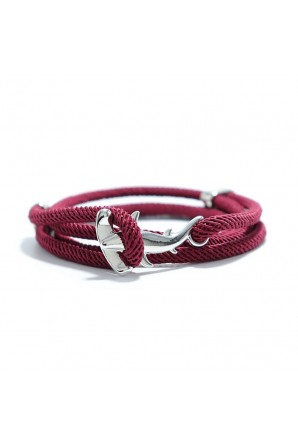 Hammerhead shark cord bracelet
