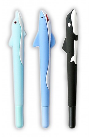 Shark, Dolphin and Orca shaped pen