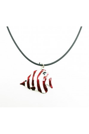Pewter Butterfly fish Necklace