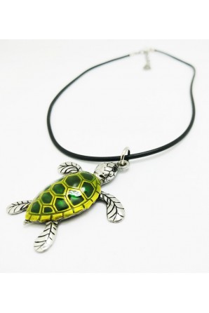Pewter Turtle Necklace