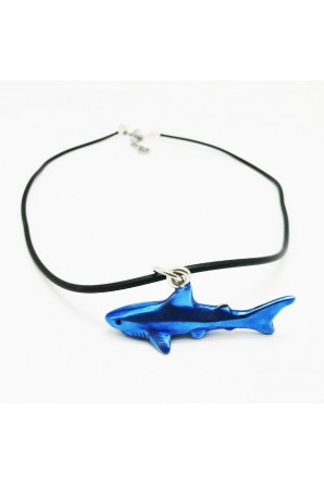 Pewter Shark Necklace