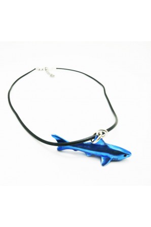 Pewter Shark Necklace