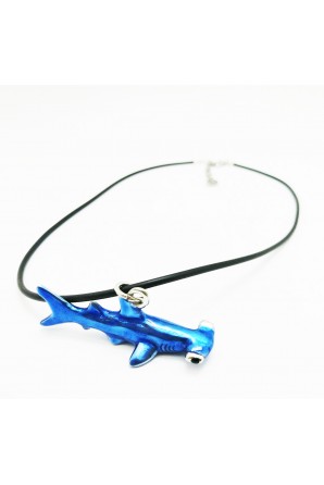 Pewter Hammerhead Shark Necklace
