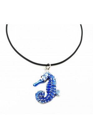 Pewter Seahorse Necklace