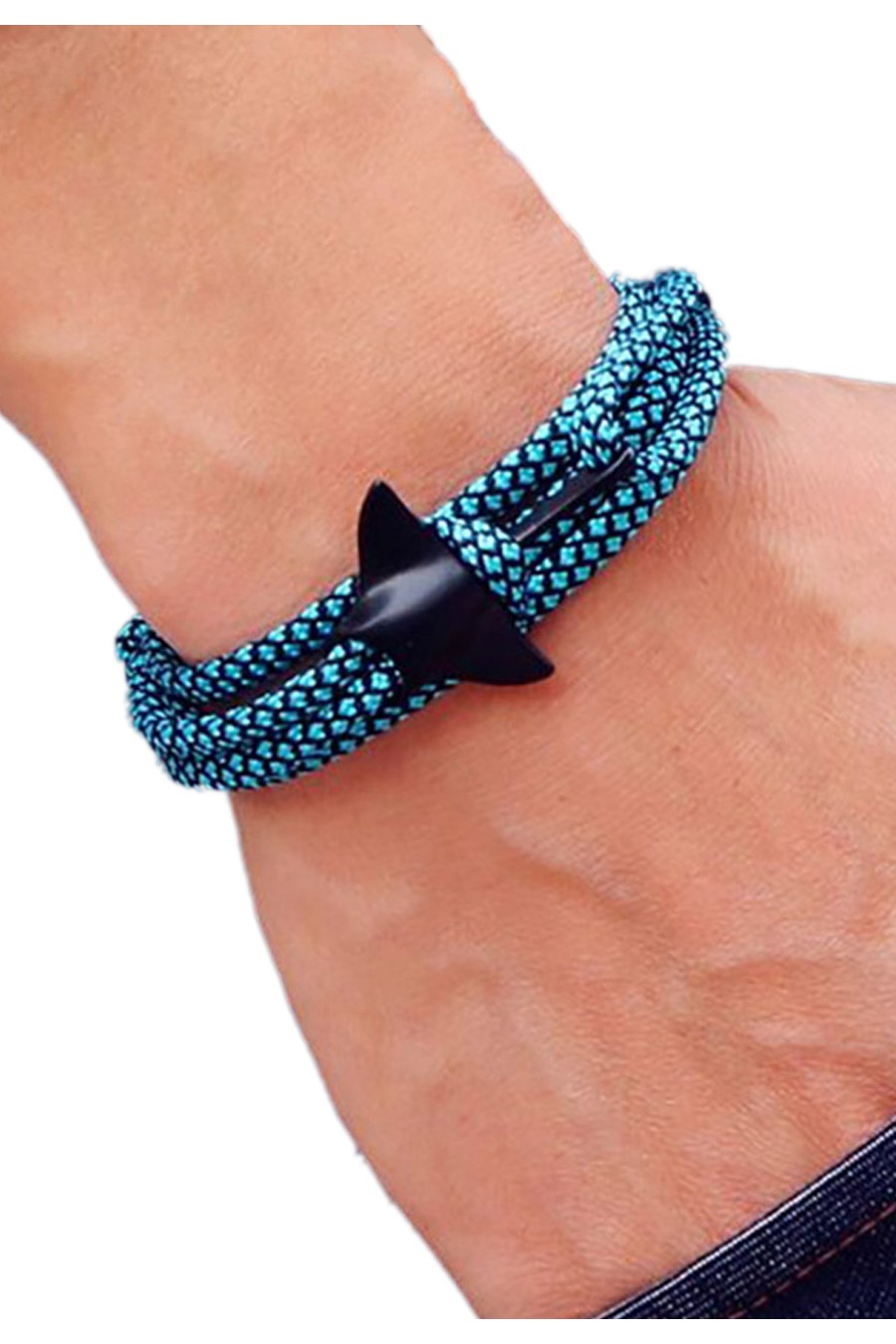 Fashion Simple Whale Tail Paracord Rope Bracelets Men Women