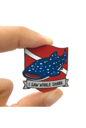 "I Saw Whale Shark" Pin